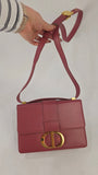 Christian Dior 30 Montaigne Pink Leather Shoulder Bag - 3256