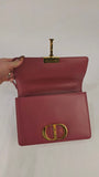 Christian Dior 30 Montaigne Pink Leather Shoulder Bag - 3256