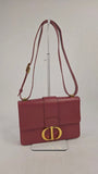 Christian Dior 30 Montaigne Pink Leather Shoulder Bag - 3256