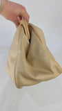 Celine Beige Coated Canvas Kisslock Clutch - 3260