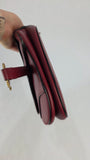 Christian Dior Red Leather Saddle Hand Bag - 3283