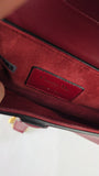 Christian Dior Red Leather Saddle Hand Bag - 3283