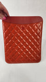 Chanel Coral Quilted Tablet Case - G0300