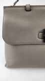Gucci Grey Leather 2way Bag - G0301