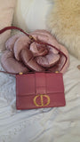 Christian Dior 30 Montaigne Pink Leather Shoulder Bag - 3256