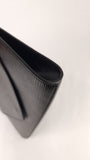 Louis Vuitton Black Epi Leather Envelope Clutch - G0325