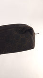 Gucci GG Brown/Black Canvas Pouch - G0283