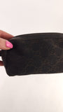 Gucci GG Brown/Black Canvas Pouch - G0283