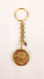Chanel Gold Tone Cambon Logo Key Ring - 3329