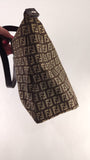 Fendi Zucchino Brown Canvas Tote - G0338