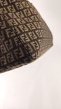 Fendi Zucchino Brown Canvas Tote - G0338