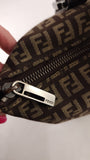Fendi Zucchino Brown Canvas Tote - G0338