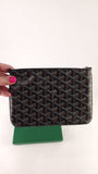 Goyard Senat Black Chevron Pouch - G0335