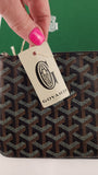 Goyard Senat Black Chevron Pouch - G0335