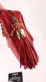 Chanel Matelasse Chain Red Lamb Skin Shoulder Bag - G0272