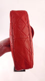 Chanel Matelasse Chain Red Lamb Skin Shoulder Bag - G0272