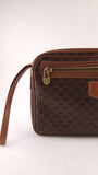 Celine Brown Macadam Wristlet Clutch - 3346