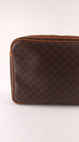 Celine Brown Macadam Wristlet Clutch - 3346