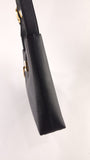 Salvatore Ferragamo Gancini Black Leather Shoulder Bag - 3373