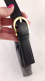 Salvatore Ferragamo Gancini Black Leather Shoulder Bag - 3373