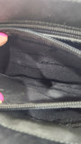 Salvatore Ferragamo Gancini Black Leather Shoulder Bag - 3373