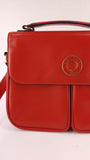 Celine Red Leather Shoulder Bag - 3370