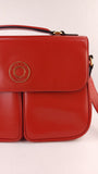 Celine Red Leather Shoulder Bag - 3370
