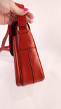 Celine Red Leather Shoulder Bag - 3370