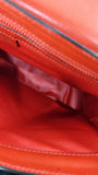 Celine Red Leather Shoulder Bag - 3370