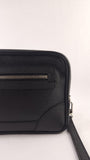 Louis Vuitton Black Leather Taiga Pouch - G0355