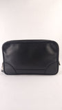 Louis Vuitton Black Leather Taiga Pouch - G0355