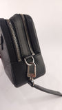 Louis Vuitton Black Leather Taiga Pouch - G0355