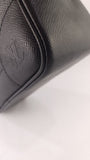 Louis Vuitton Black Leather Taiga Pouch - G0355