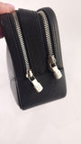 Louis Vuitton Black Leather Taiga Pouch - G0355