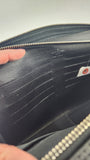 Louis Vuitton Black Leather Taiga Pouch - G0355