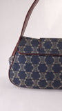 Celine Paris Macadam Denim Canvas Shoulder Bag - R0193