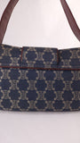 Celine Paris Macadam Denim Canvas Shoulder Bag - R0193