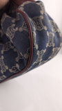 Celine Paris Macadam Denim Canvas Shoulder Bag - R0193