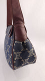 Celine Paris Macadam Denim Canvas Shoulder Bag - R0193