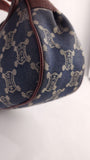 Celine Paris Macadam Denim Canvas Shoulder Bag - R0193