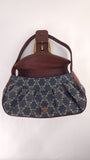 Celine Paris Macadam Denim Canvas Shoulder Bag - R0193