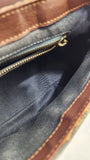 Celine Paris Macadam Denim Canvas Shoulder Bag - R0193