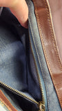 Celine Paris Macadam Denim Canvas Shoulder Bag - R0193