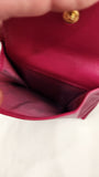 Chanel Pink Lambskin Compact Wallet - 3488