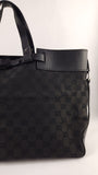 Gucci GG Black Canvas w/Leather Tote Bag - G0417