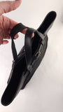 Gucci GG Black Canvas w/Leather Tote Bag - G0417