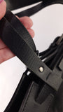 Gucci GG Black Canvas w/Leather Tote Bag - G0417