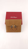 Salvatore Ferragamo Tan Leather Compact Wallet - G0416
