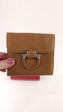 Salvatore Ferragamo Tan Leather Compact Wallet - G0416