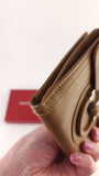 Salvatore Ferragamo Tan Leather Compact Wallet - G0416